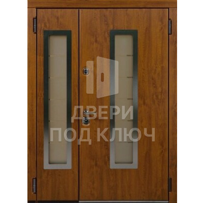 Утепленная входная стальная дверь в коттедж ДПК-12493
